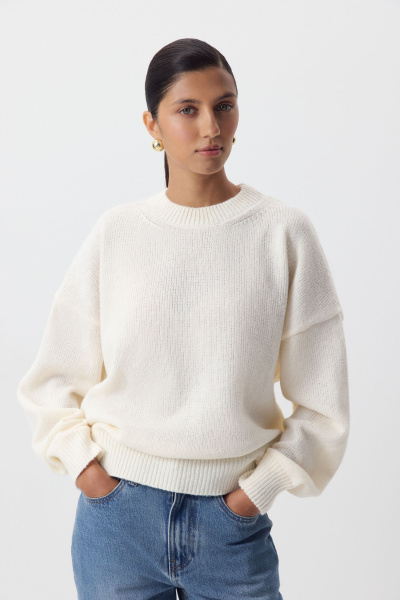 Джемпер базовый  (молочный) (XS/S)