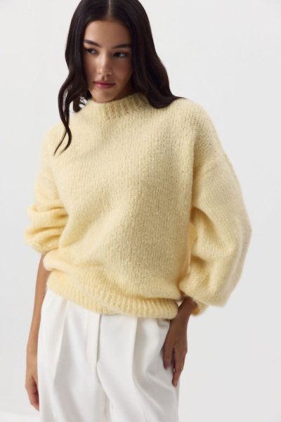 Джемпер из шерсти мериноса (сливочный) (M/L) 