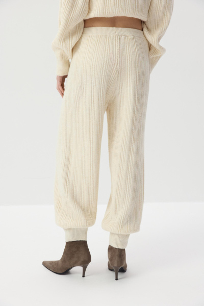 Джоггеры с шерстью альпаки (Молочный) (M/L) 