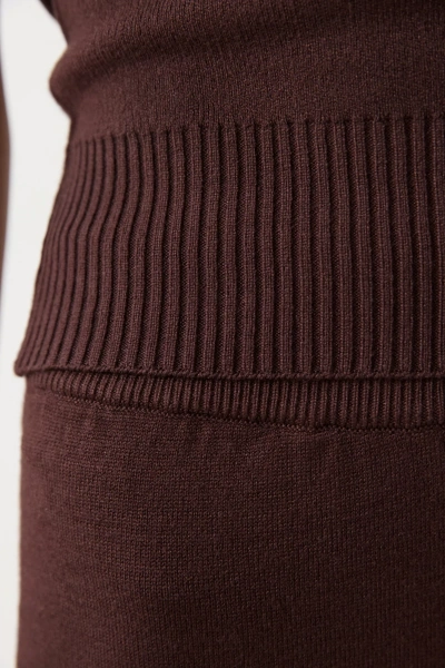 Топ-бандо вязаный (Шоколадный) (M) 