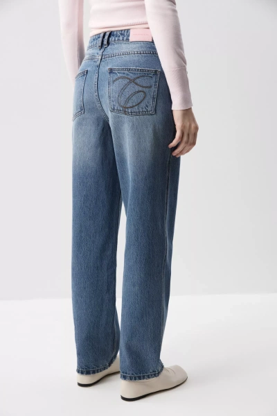 Джинсы Balloon Fit (винтажный синий) (M) 