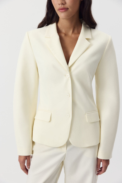 Жакет О-силуэта (ванильный) (M) 