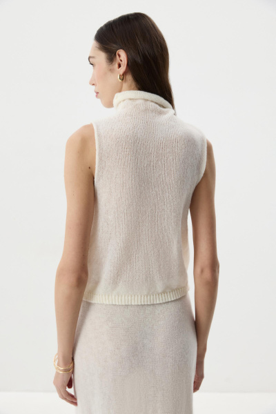 Топ ажурный  (Молочный) (M) 