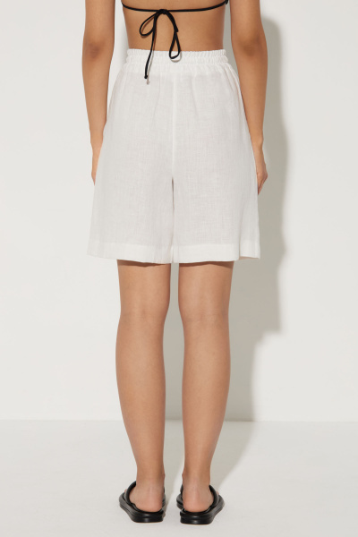 Шорты на резинке изо льна (XS/S, молочный) 2207