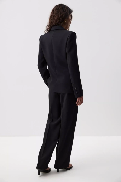 Жакет приталенный (Черный) (L) 