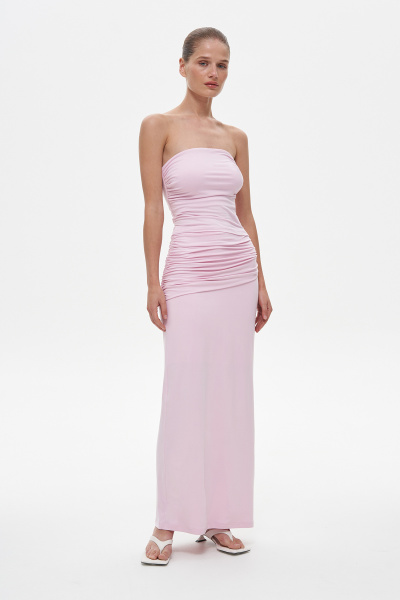 Топ-бандо удлиненный, светло-розовый (M) 