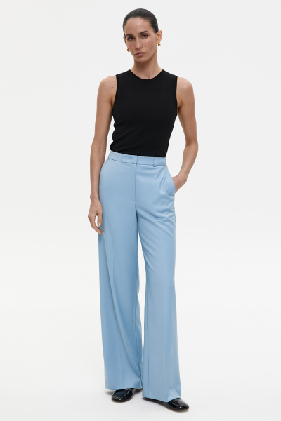 Топ базовый из вискозы (S, черный) 2159