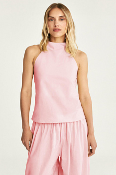 Топ из хлопка (розовый)