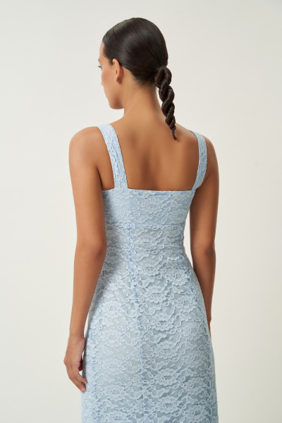 Платье из кружева (голубой) (S) 