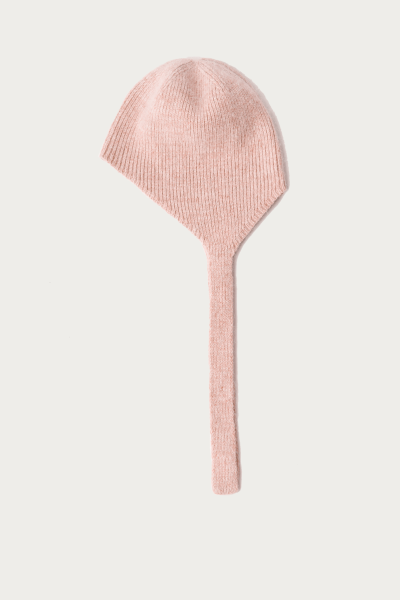 Чепчик из ангорской шерсти (розовый) (one size) 