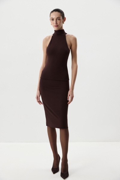 Топ халтер (Шоколадный) (M) 