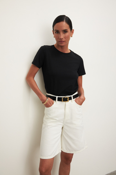 Футболка базовая (XS, черный) 