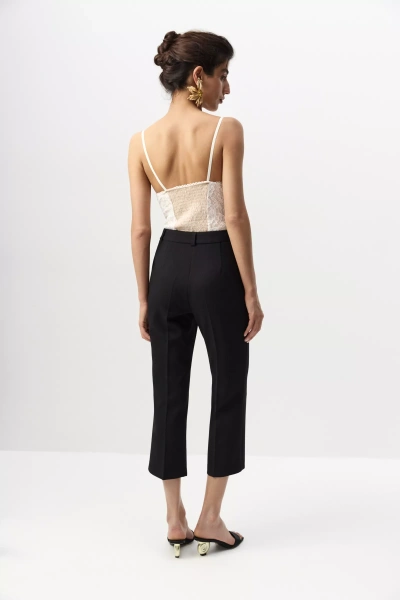 Брюки укороченные (черный) (L) 